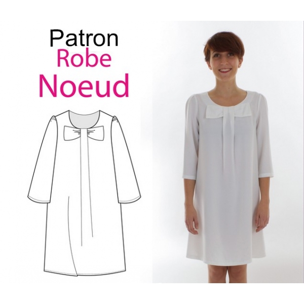 Robe noeud (patron papier)-image