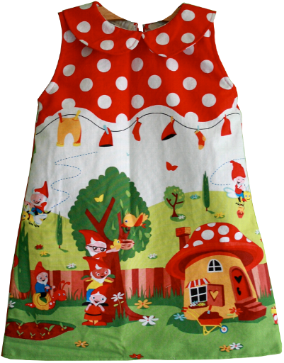Robe col claudine 6mois-3 ans-image